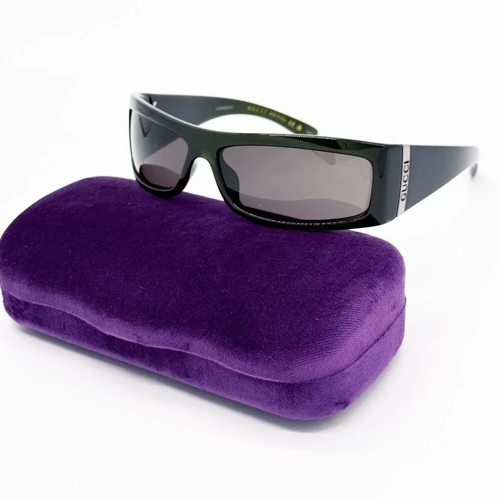 NEW GG1492S 001 UNISEX GUCCI DARK GREEN SUNGLASSES GUCCI